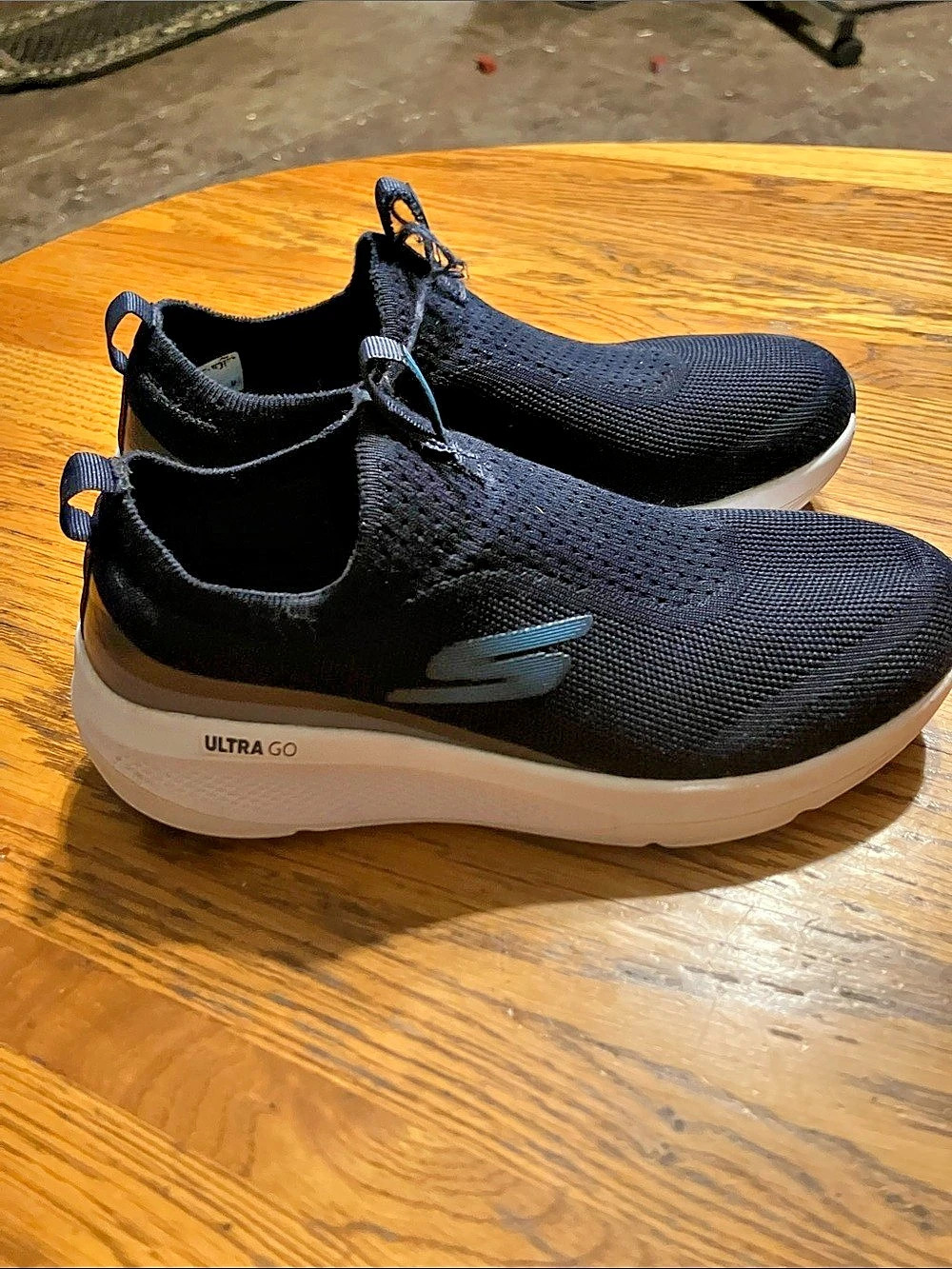 Skechers Ultra Go Black Athletic Shoes